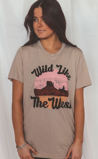 charlie southern: wild like the west t shirt