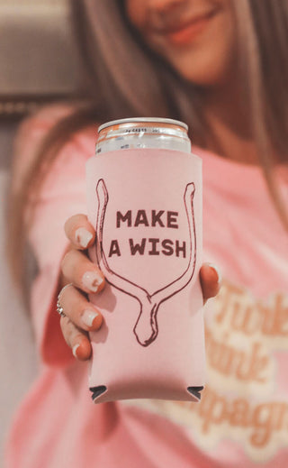 friday + saturday: make a wish slim drink sleeve