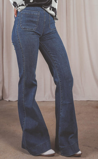 show me your mumu: farrah pull on flares - deep end