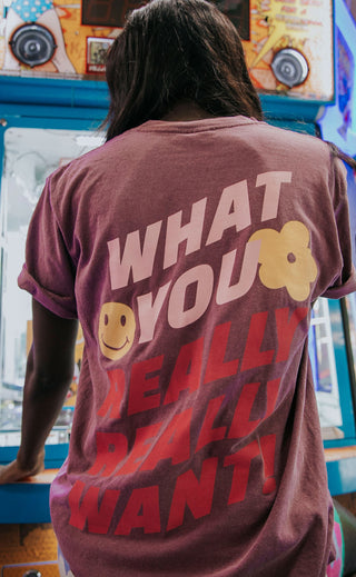 friday + saturday: what you really want t shirt