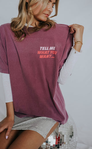 friday + saturday: what you really want t shirt