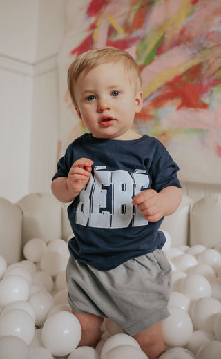 charlie southern: bebe baby tee - blue