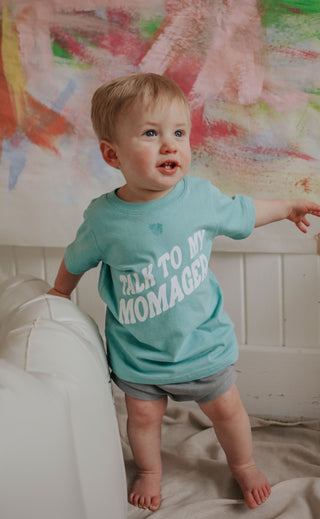 friday + saturday: momager toddler tee