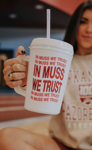 charlie southern: in muss we trust insulated mug