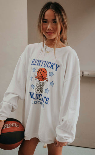 charlie southern: kentucky wildcats basketball corded sweatshirt