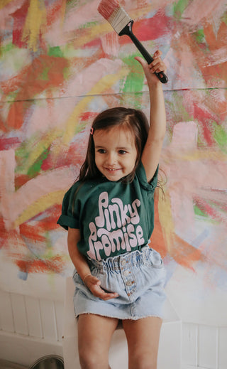 friday + saturday: pinky promise toddler t shirt