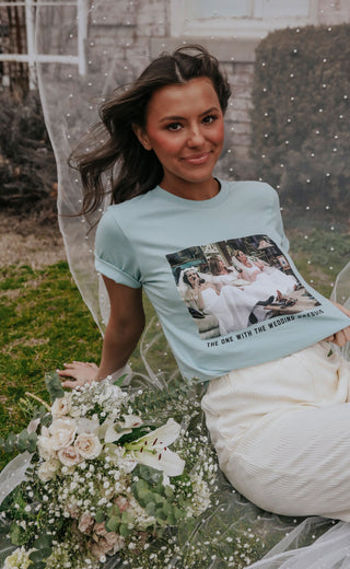 friday + saturday: wedding dress episode t shirt
