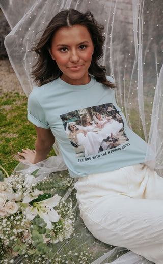 friday + saturday: wedding dress episode t shirt