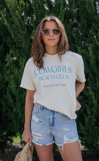 charlie southern: cowgirls beach club t shirt