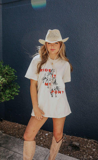 charlie southern: ride it my pony t shirt