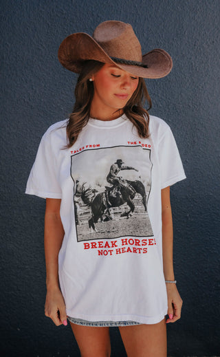 charlie southern: break horses not hearts t shirt