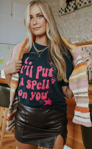 friday + saturday: spell on you t shirt