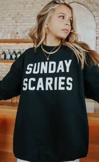 friday + saturday: sunday scaries sweatshirt