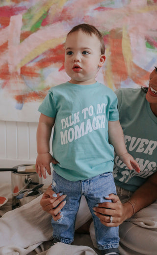 friday + saturday: momager toddler tee