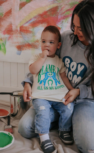 charlie southern: blame it all on my roots toddler tee
