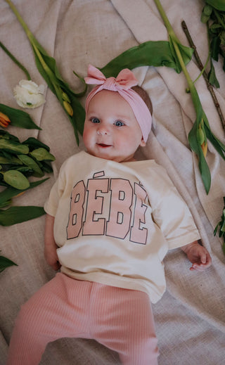 charlie southern: bebe baby tee - pink