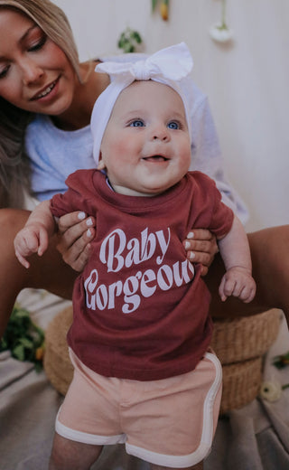 friday + saturday: baby gorgeous baby tee