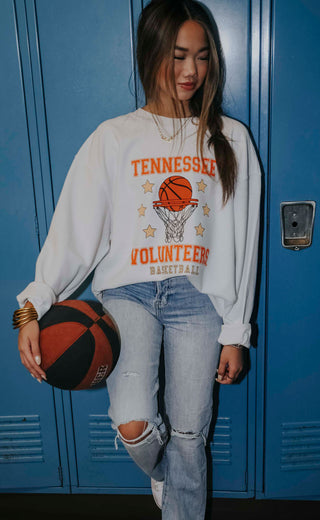 charlie southern: tennessee vols basketball corded sweatshirt